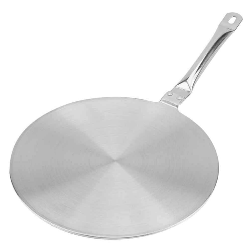 Hemoton Stainless Steel Heat Diffuser Plate for Induction & Gas Stoves - 1pc Induction Interface Disk, Thermal Guide Ring for Even Cooking - Perfect for Sauteing, Simmering & Slow Cooking
