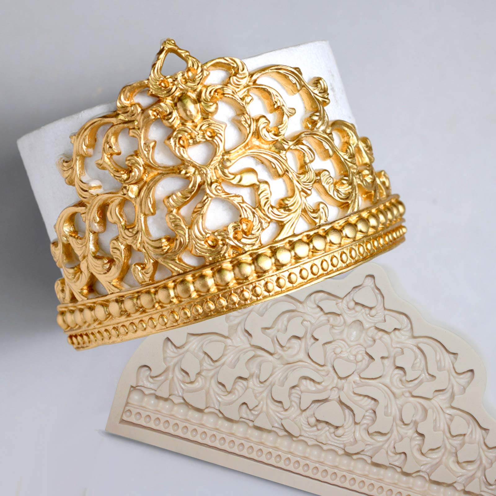 Premium Baroque Style Silicone Molds for Cake Decorating - Fondant, Chocolate & Candy Molds for Baking, Sugar Crafts - Perfect for Weddings, Birthdays & DIY Dessert Decorations