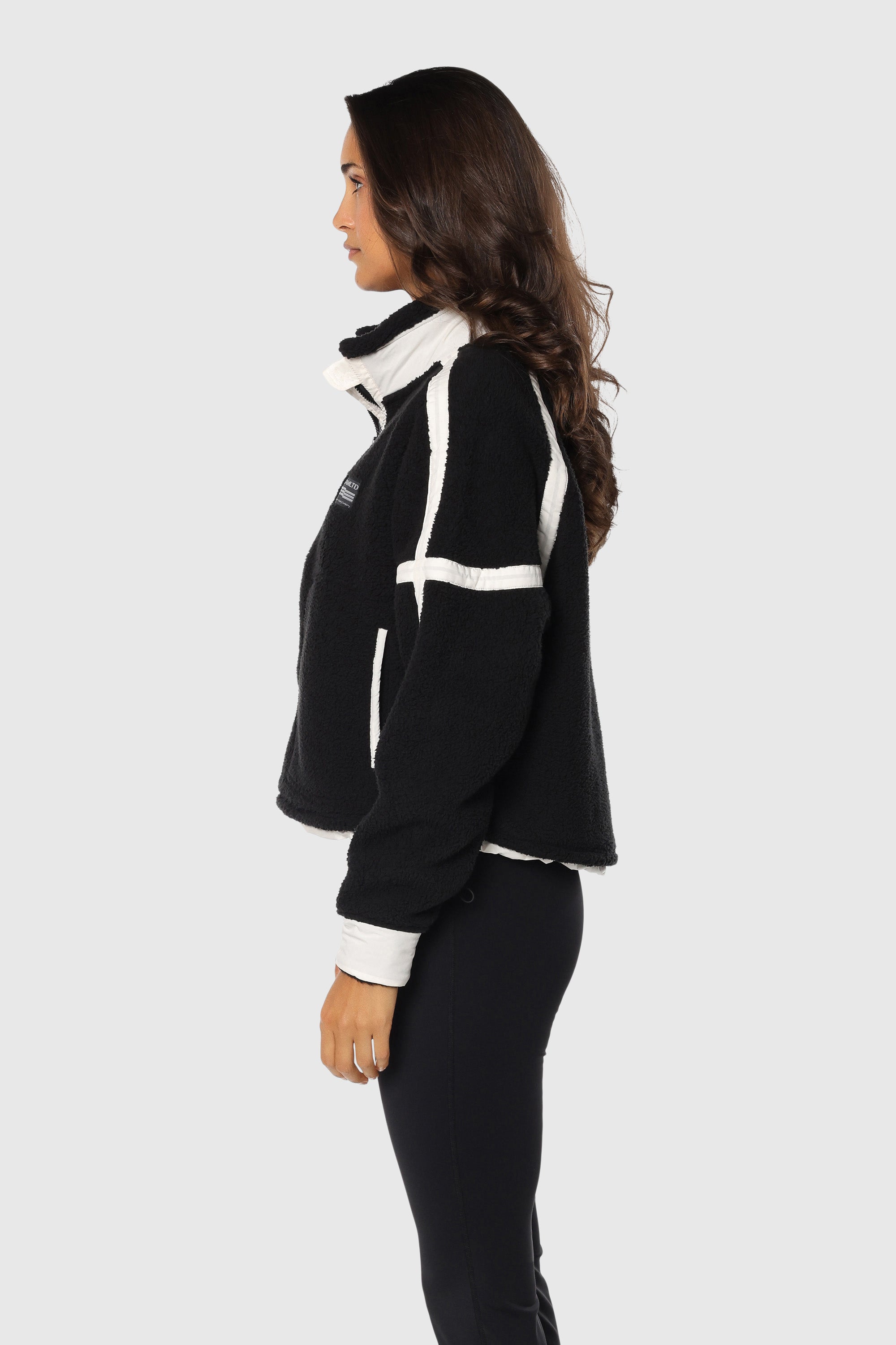 Sherpa 1/4 Zip Fleece Pullover - Soft Cream Winter Jacket for Men & Women | Cozy Outdoor Hiking & Casual Wear