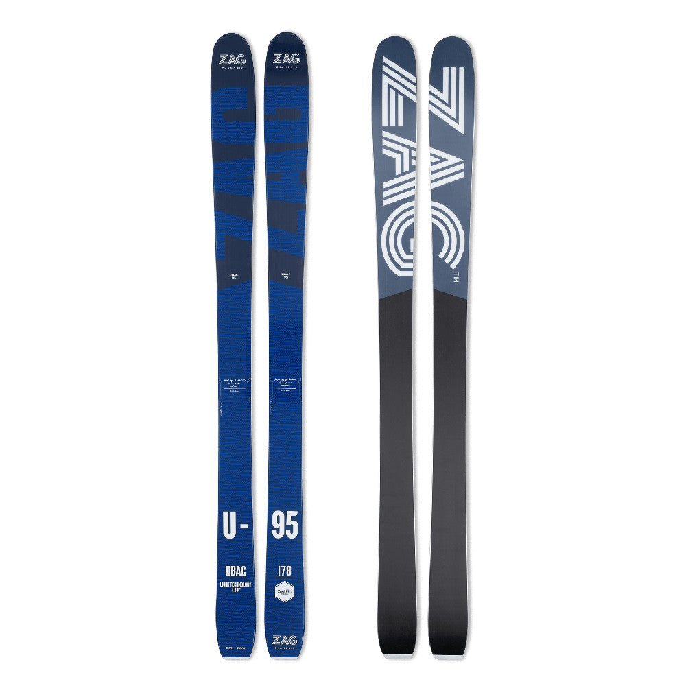 Zag Ubac 95 Men's All-Mountain Skis - Premium Performance for Powder & Groomed Runs - Perfect for Backcountry & Resort Skiing Adventures
