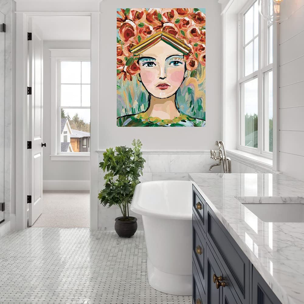 Adana Canvas Wall Art - Hand Painted Fine Art Decor by Mark Chandon - 35x46 Inch Ready to Hang Painting for Living Room, Bedroom, Office - Perfect for Home, Hotel & Restaurant Decor