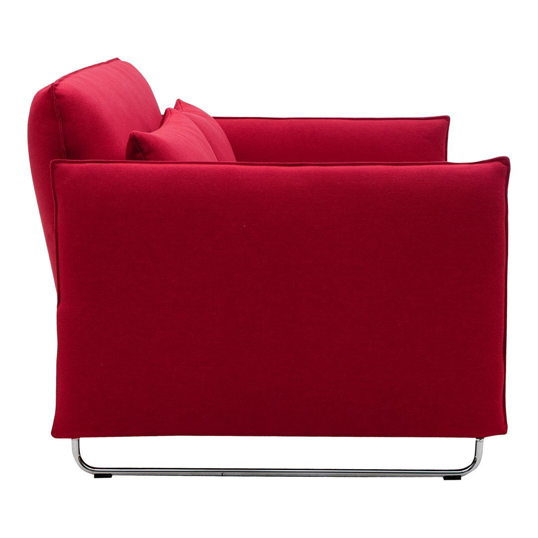 Busk Hertzog Cord Sofa Bed - Convertible Sleeper Sofa with Softline Fabric for Small Spaces | Perfect for Apartments, Guest Rooms & Home Offices