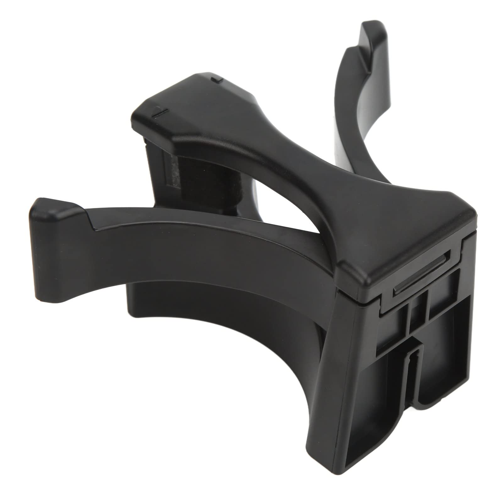 Black ABS Plastic Car Cup Holder for Center Console - Universal Fit, Durable & Spill-Proof - Perfect for Road Trips, Commuting & Travel (Model 5560404010)