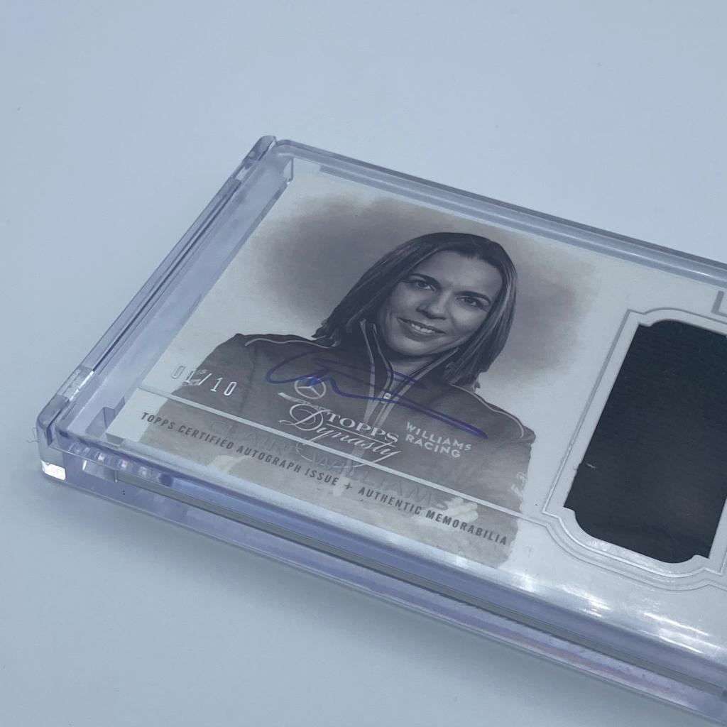 Claire Williams #DAP CWP Williams Racing Dynasty Autograph Patch - Perfect for F1 Collectors, Sports Memorabilia Displays, and Racing Enthusiasts
