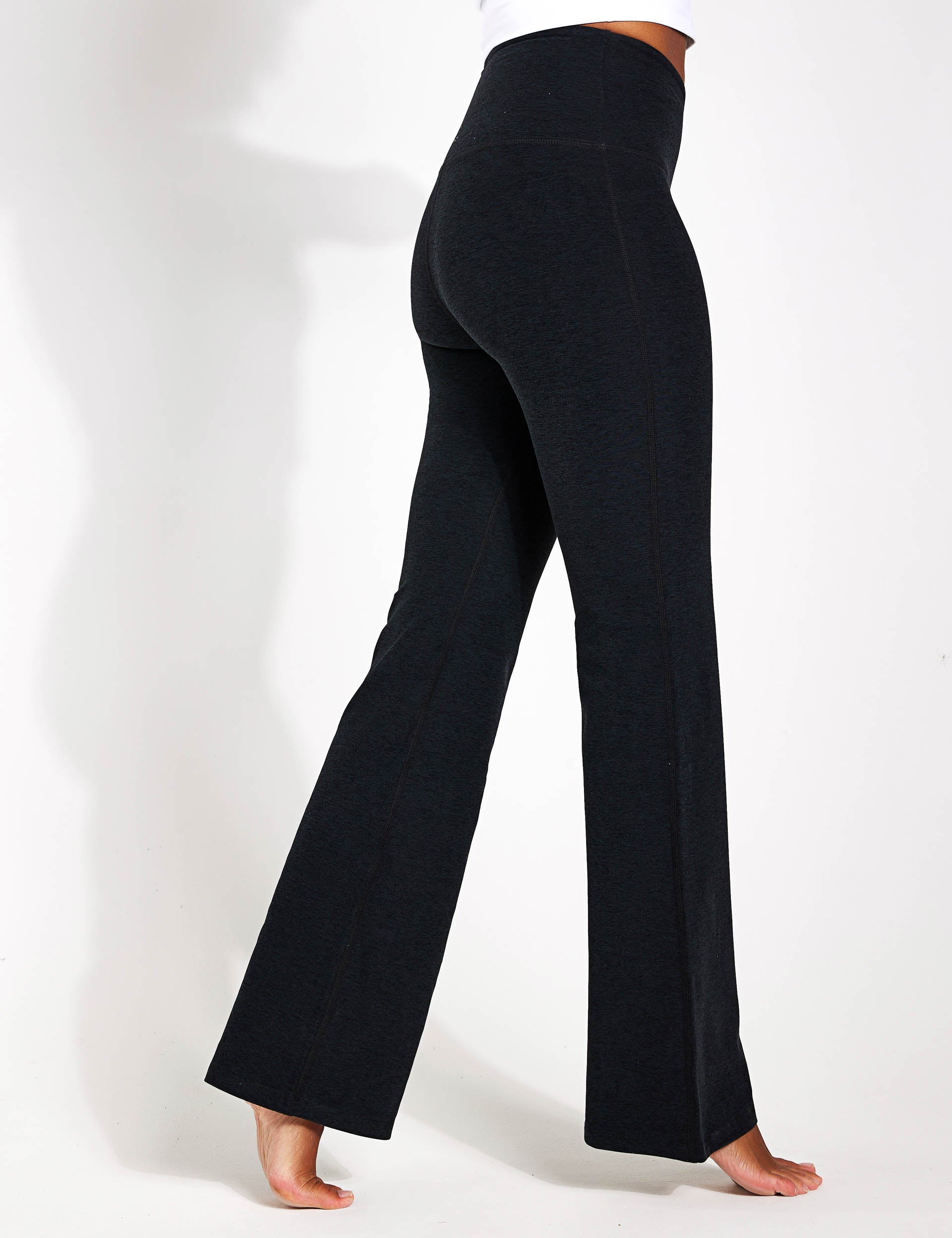 Spacedye At Your Leisure Bootcut Pants - Darkest Night | Women's Comfortable Stretch Yoga Pants for Lounge, Travel & Casual Wear