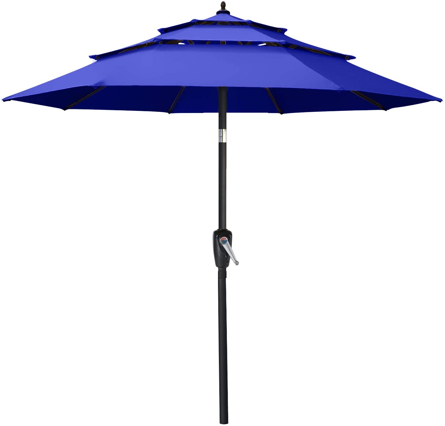 ABCCANOPY 3-Tier Outdoor Patio Umbrella 9/10/11FT with UV Protection & 8 Sturdy Ribs - Perfect for Poolside, Backyard, and Restaurant Outdoor Dining
