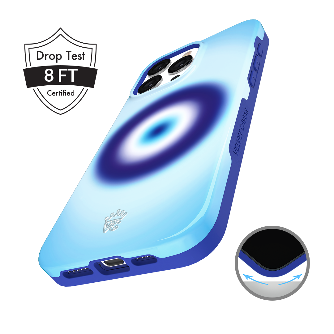 Evil Eye Protection iPhone Case - Stylish & Durable Phone Cover for iPhone 13/14/15 - Perfect for Travel, Daily Use & Spiritual Protection