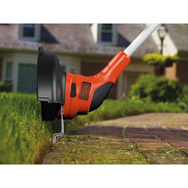 BLACK + DECKER 20V Max Lithium 12-Inch Cordless String Trimmer & Lawn Edger with 2 Batteries - Refurbished with Full Warranty - Perfect for Lawn Care, Yard Maintenance & Landscaping