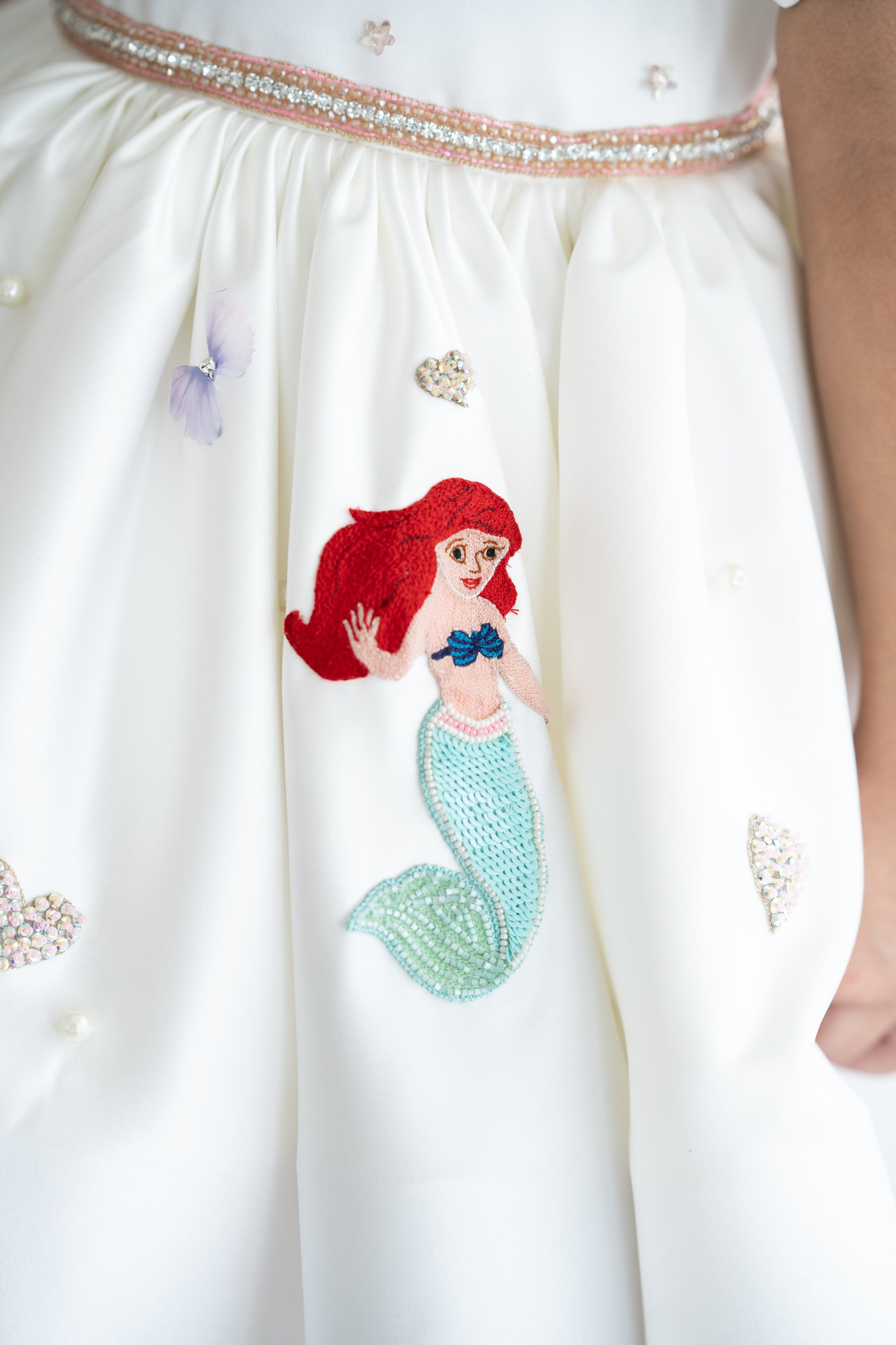 Pre Order Disney Princess Flared Dress for Girls - Elegant Party & Birthday Outfit | Perfect for Halloween, Cosplay & Special Occasions