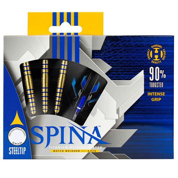 Harrows Spina 90% Steel Tip Darts - Professional Dart Set for Steel Tip Dartboards | Perfect for Bars, Pubs, and Home Game Rooms
