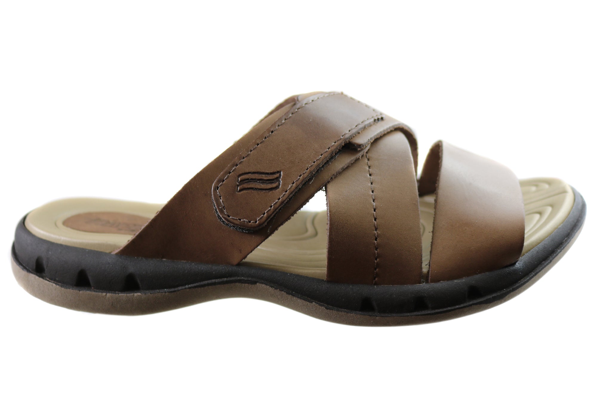 Premium Itapua Max Men's Leather Slides Sandals - Comfortable Brazilian-Made Footwear for Beach, Pool & Summer Relaxation