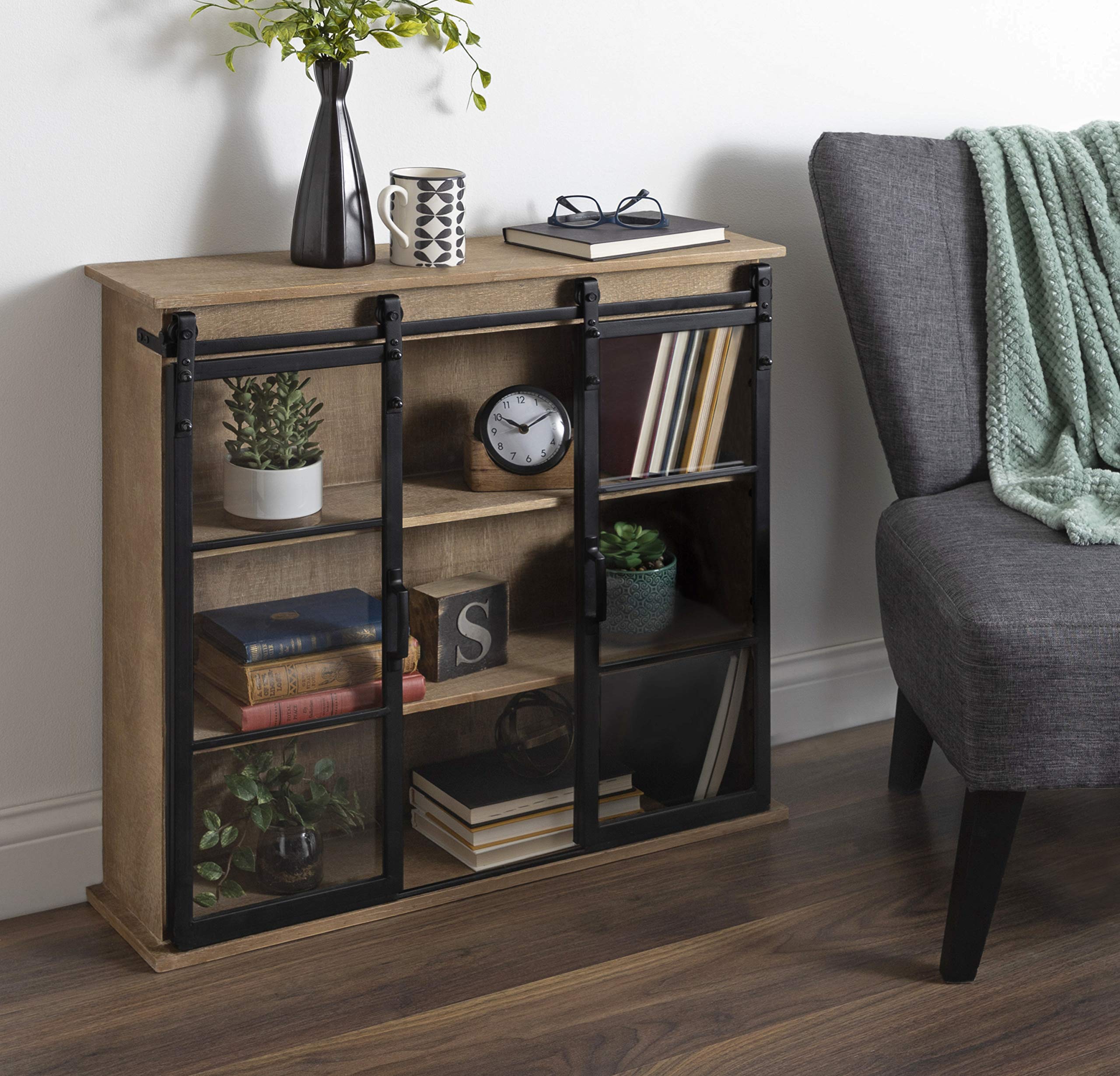 Kate & Laurel Barnhardt Rustic Brown Wooden Wall Cabinet - 30