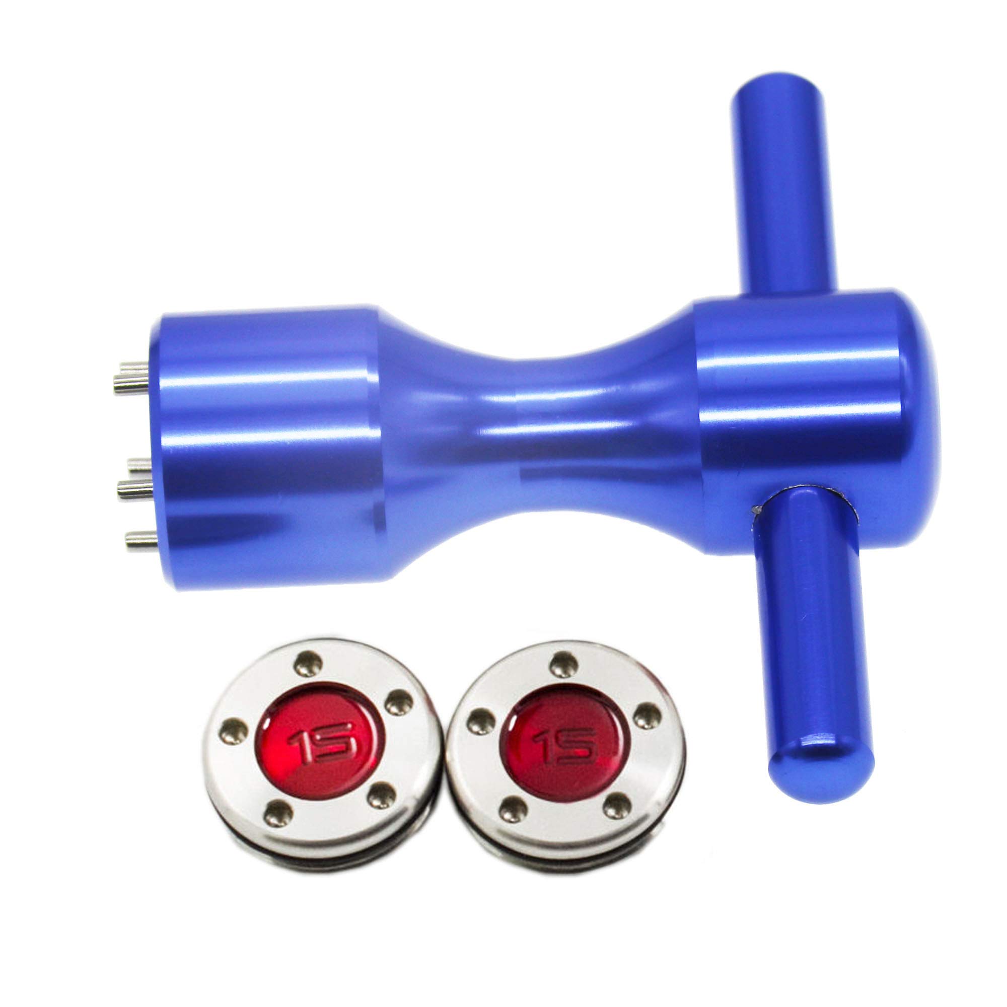 HISTAR 2-Piece Golf Club Weight Kit - Custom Red Weights & Blue Wrench for Titleist Scotty Cameron Putters | Perfect for Golf Club Customization & Performance Enhancement