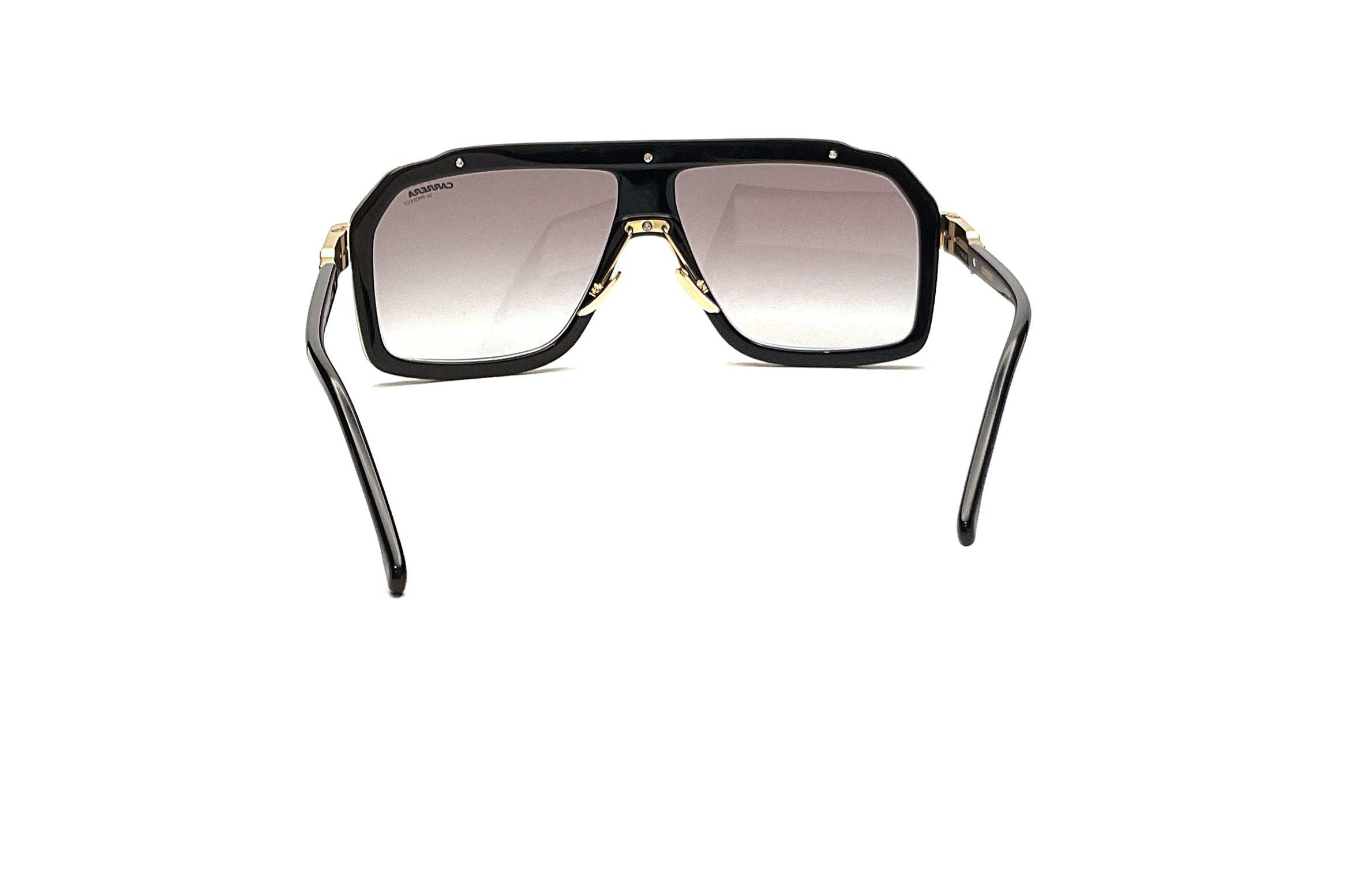 Carrera CA 1053 Sunglasses - Black & Red Aviator Style for Men & Women - Perfect for Driving, Outdoor Sports & Fashion Accessories