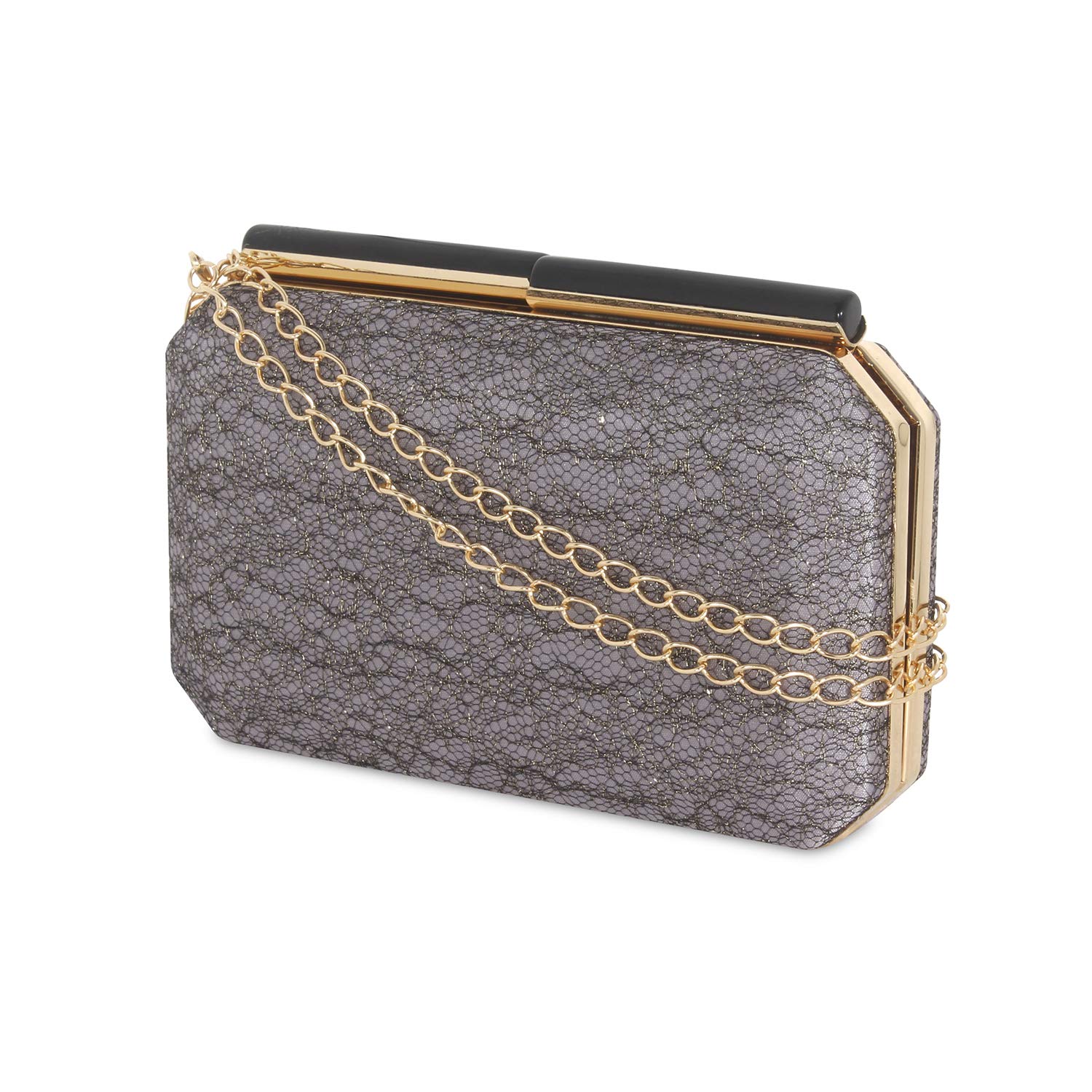 Elegant PinkCocktail Women's Evening Clutch Bag for Wedding & Party
