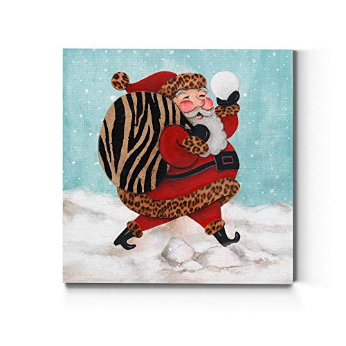 Animal Print Santa