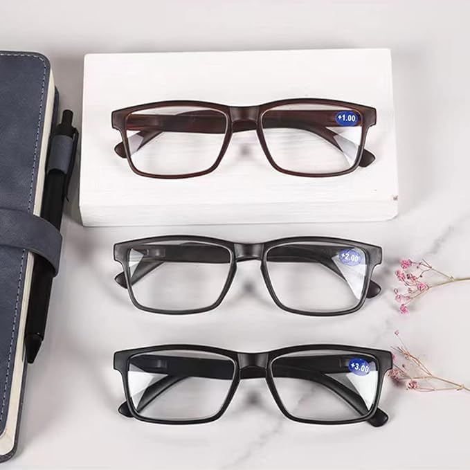 Myopia Glasses for Men & Women - Lightweight Nearsighted Glasses for Distance Vision with Spring Hinge - Perfect for Driving, Reading & Daily Wear