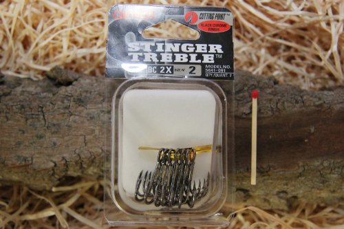 Owner Stinger-41 Treble Hooks - Sharp Fishing Hooks for Bass, Trout & Saltwater Fishing | Perfect for Lures, Jigs & Freshwater Angling