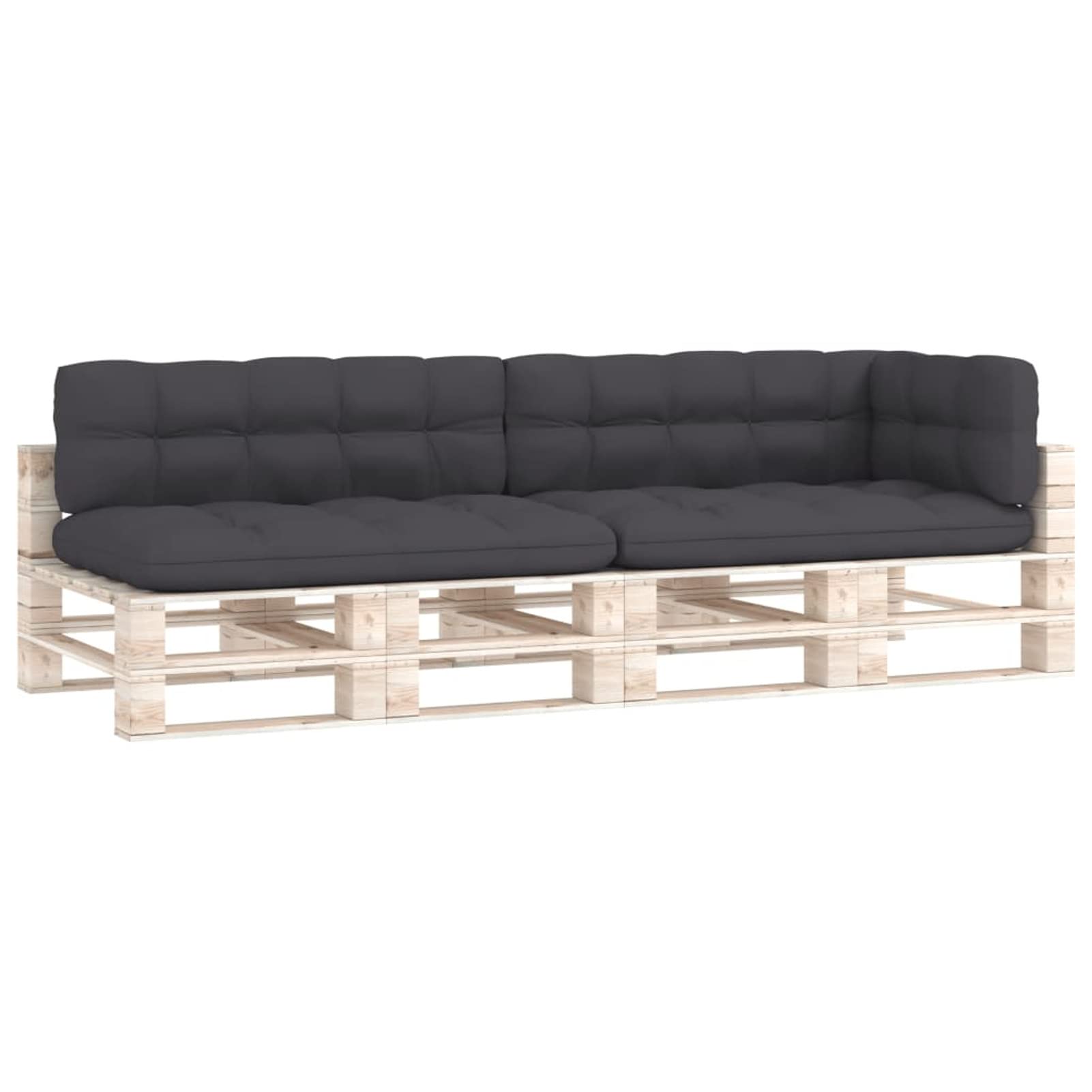 **Festnight 5-Piece Anthracite Outdoor Patio Sofa Cushion Set - Waterproof & Durable Seat Cushions for Patio Furniture, Indoor & Outdoor Use - Perfect for Garden, Deck, Poolside & Lounge**