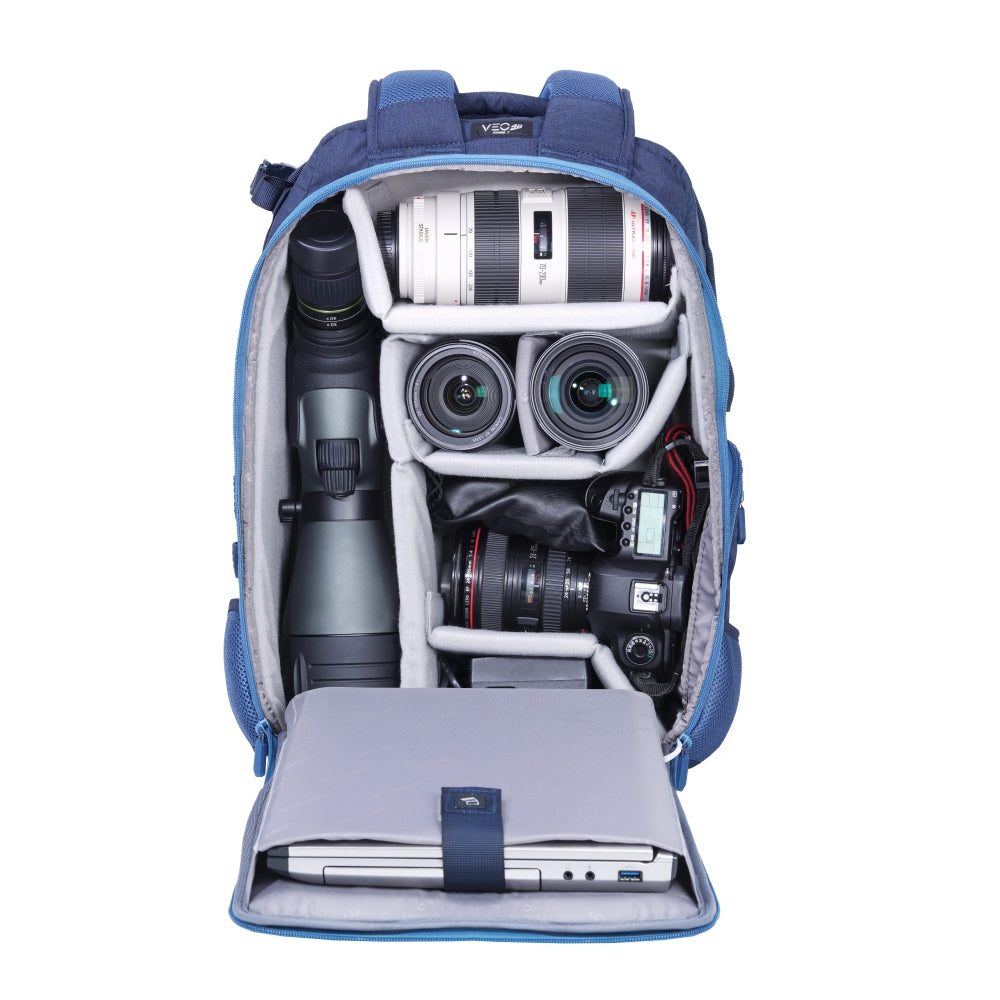 VEO RANGE T 48 BK Durable Waterproof Backpack for Travel, Hiking & Work - Black | Perfect for Outdoor Adventures, Commuting & Daily Use