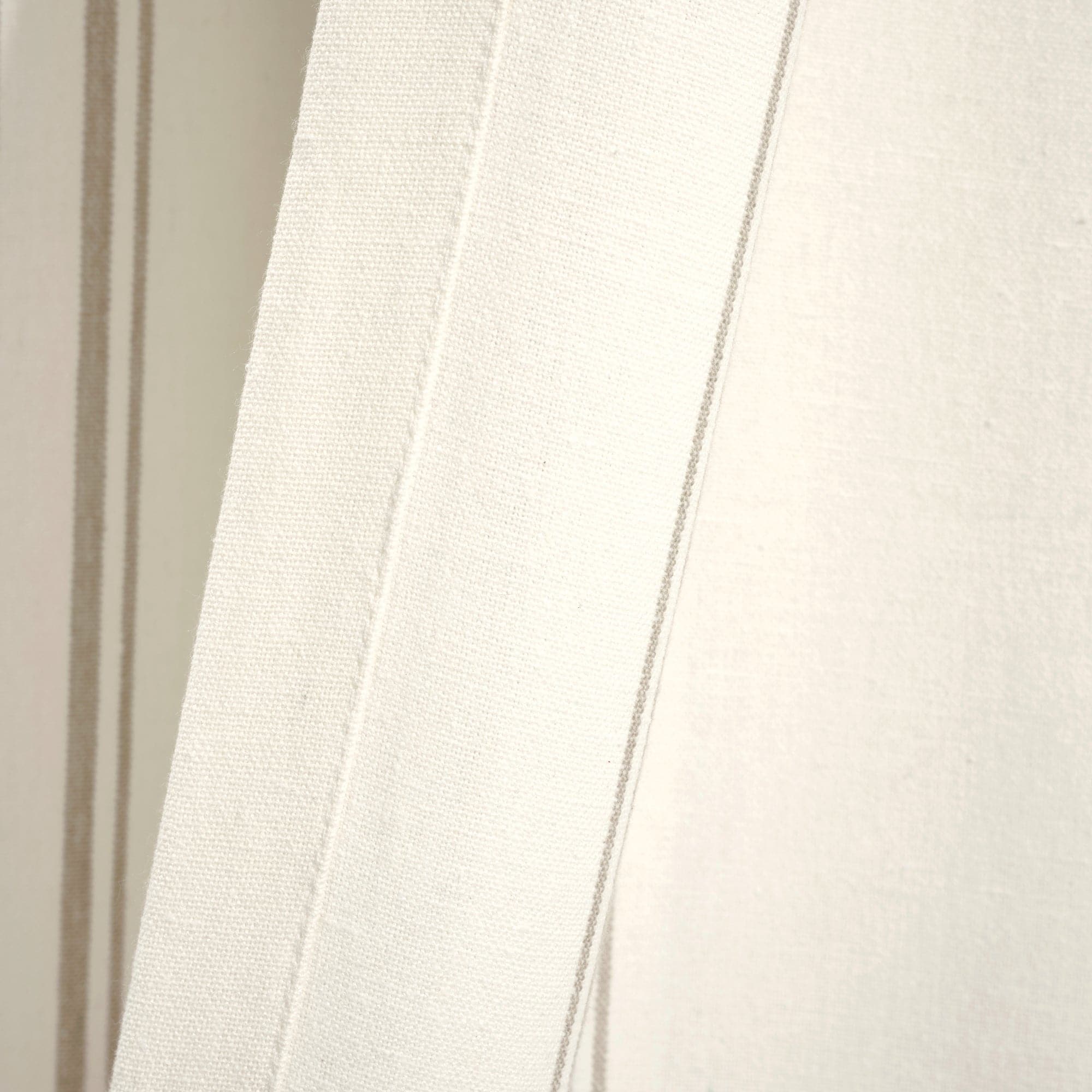 Farmhouse Stripe Yarn-Dyed Recycled Cotton Blend Window Curtain Panel Set - Blackout Thermal Insulated Drapes for Living Room, Bedroom & Nursery (2 Panels, 52x84 Inch) - Perfect for Rustic, Modern & Farmhouse Home Decor
