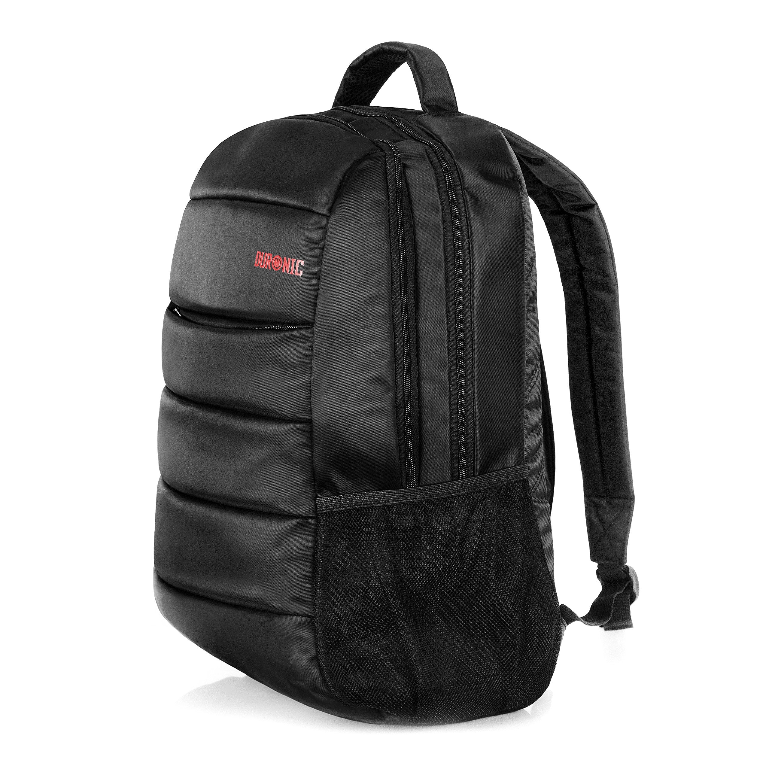 Duronic LB11 Lightweight Water-Resistant Laptop Backpack - 15.6 Inch Travel, Business & School Computer Bag for Men, Women & Kids - Perfect for Commuting, College & Gym Use