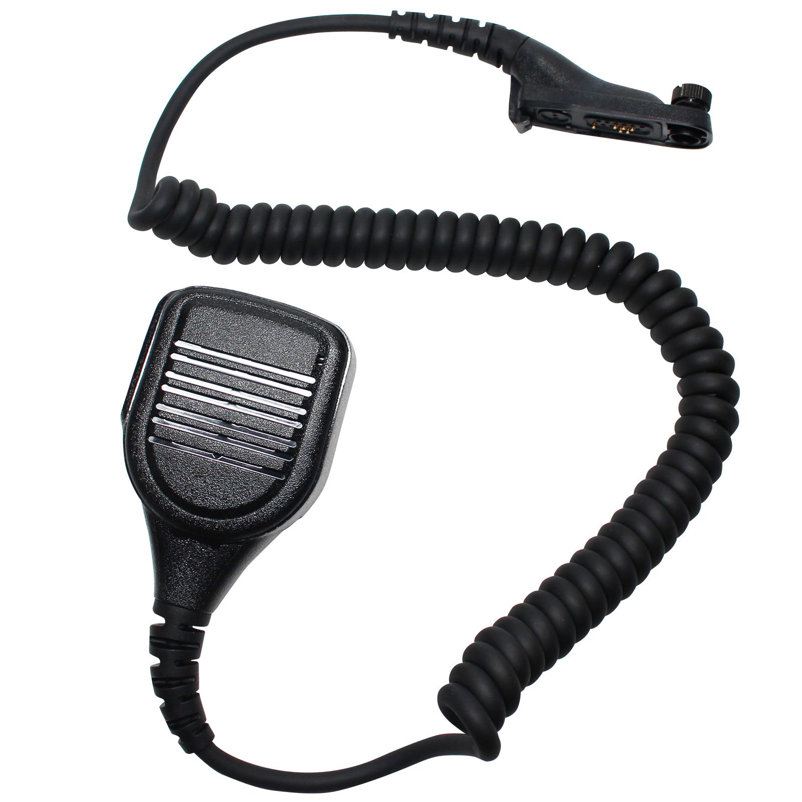 Heavy Duty IP55 APX 7000 Two-Way Radio Battery Replacement & Shoulder Speaker Microphone - Compatible with Motorola APX 7000 PTT Handheld Mic for Security, Surveillance, and Emergency Communication - Perfect for Law Enforcement, Construction Sites, and Event Security Teams