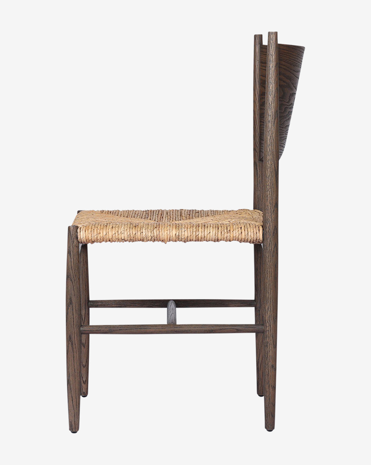 Modern Nixie Dining Chair - Mid Century Wooden Kitchen Chair with Upholstered Seat - Perfect for Dining Room, Kitchen, and Breakfast Nook