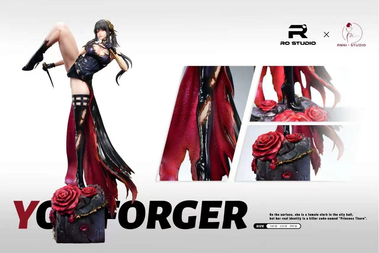 RO Studio x ANNI Studio Spy x Family Yor Forger Cosplay Costume | Official Licensed Anime Outfit for Halloween, Comic Con & Cosplay Events