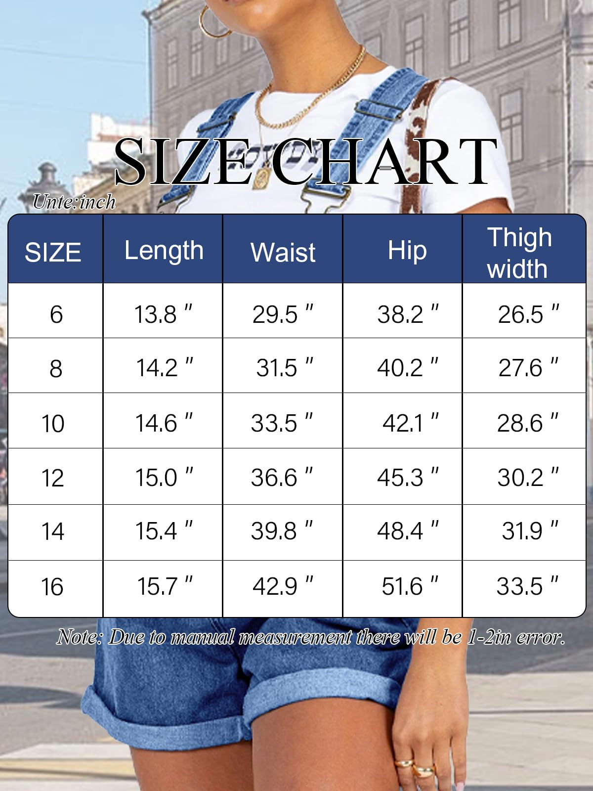 PLNOTME Women's Denim Shortalls with Adjustable Straps & Pockets - Cute Wide Leg Overalls for Fall Fashion | Perfect for Casual Outings, Music Festivals & Street Style Looks