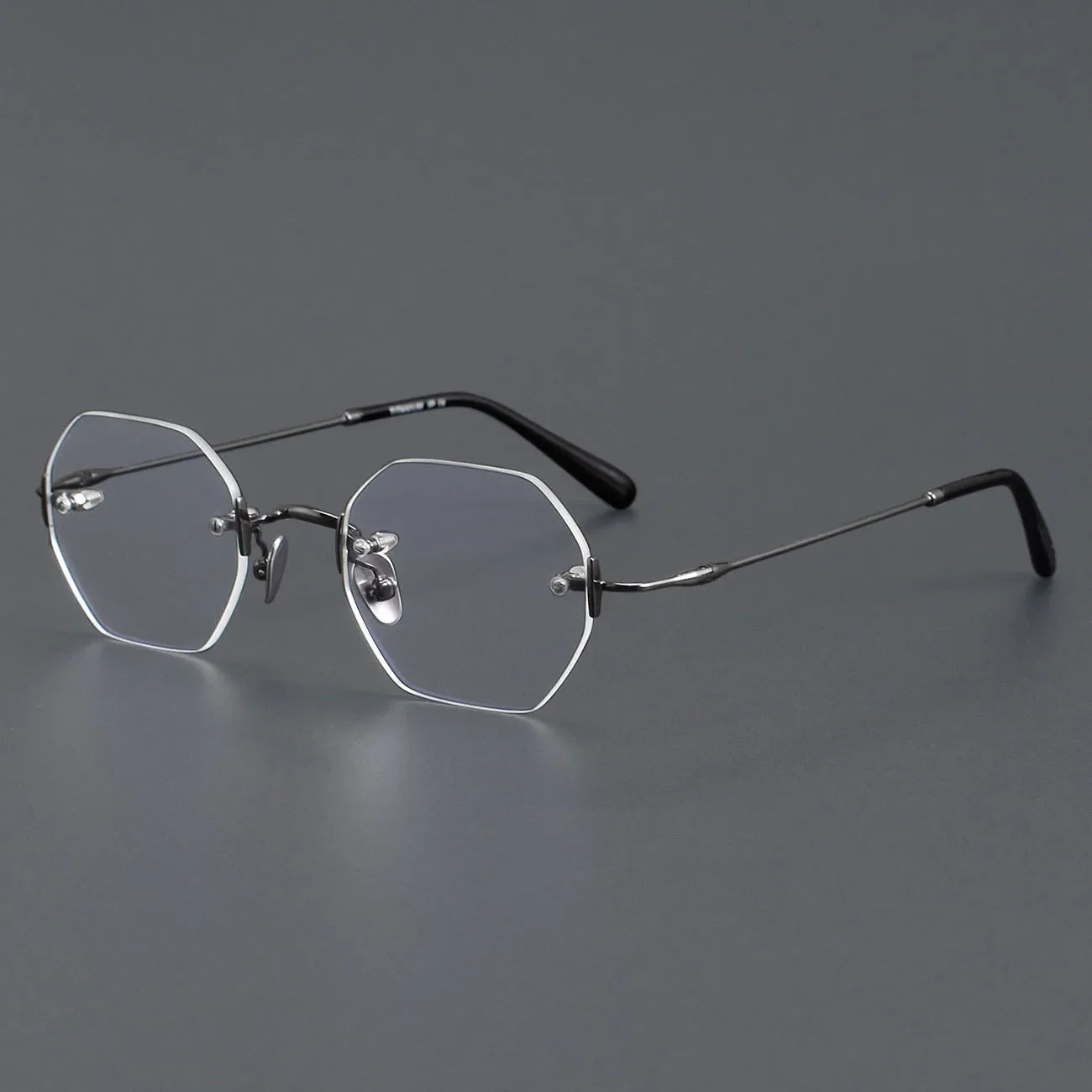 Aror Women's Rimless Polygon Oval Titanium Eyeglasses 4909 - Lightweight & Durable Titanium Frame for Everyday Wear, Reading, Work & Fashion Accessories