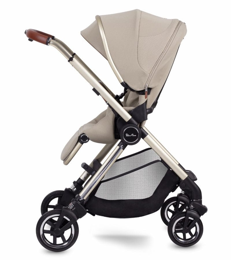 Silver Cross Dune Stroller with Compact Bassinet - Lightweight Travel Stroller for Newborns & Toddlers - Perfect for City Walks, Shopping & Air Travel