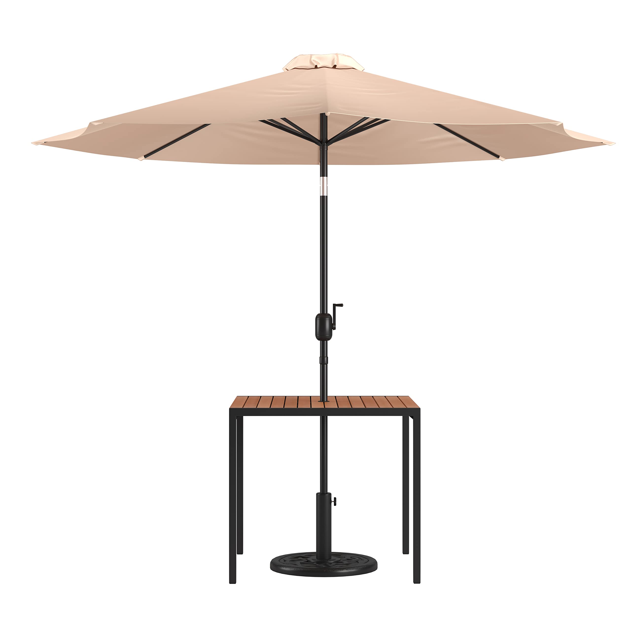 Flash Furniture Lark 3-Piece Outdoor Patio Dining Set - 35
