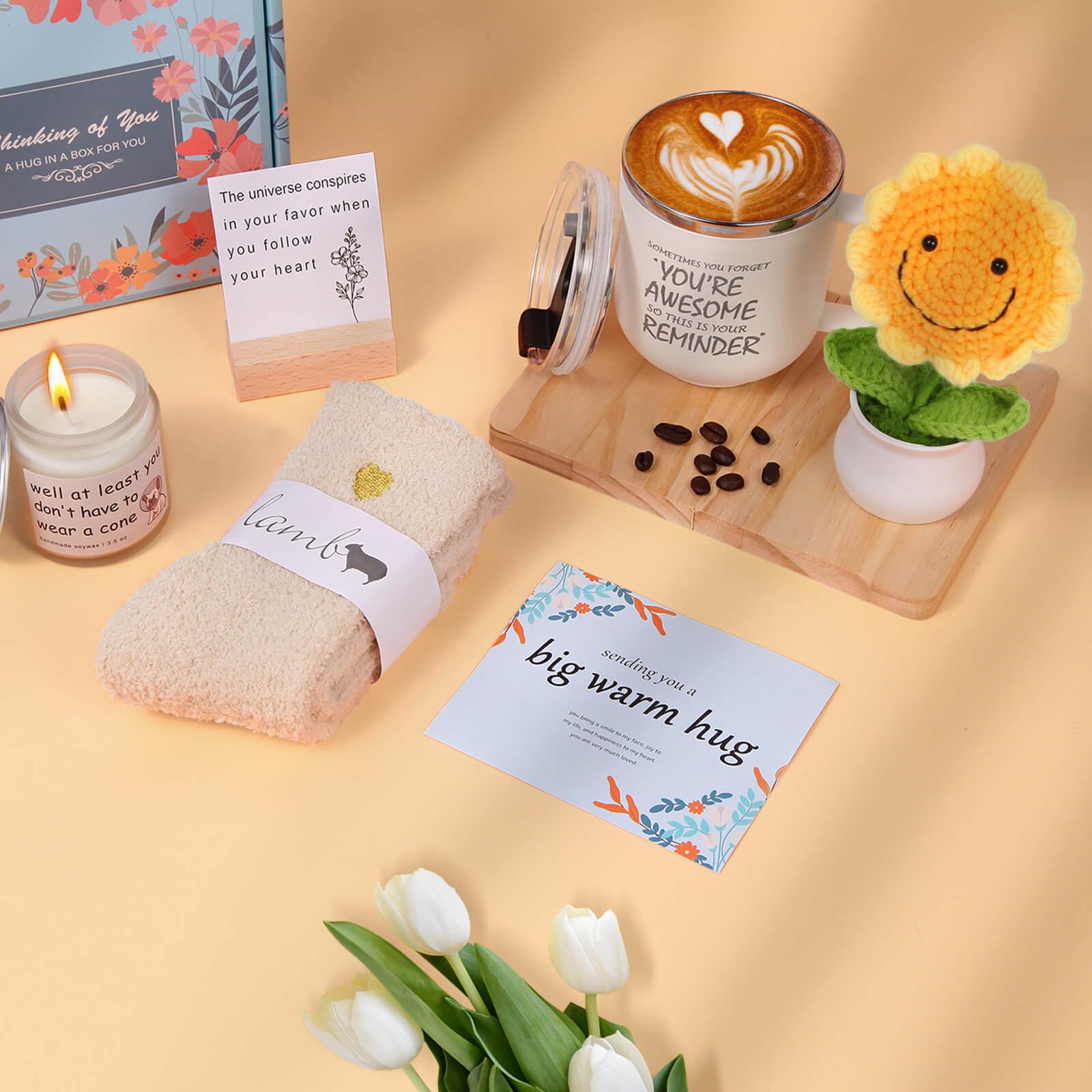 7-Piece Get Well Soon Gift Basket for Women - Thoughtful Recovery Care Package for Surgery, Illness, or Hospital Stay - Perfect for Mom, Teen Girl, Friend, or Loved One - Encouragement Gift Set with Funny & Uplifting Items - Ideal for Cheering Up Sick Friends, Post-Surgery Support, or Hospital Care