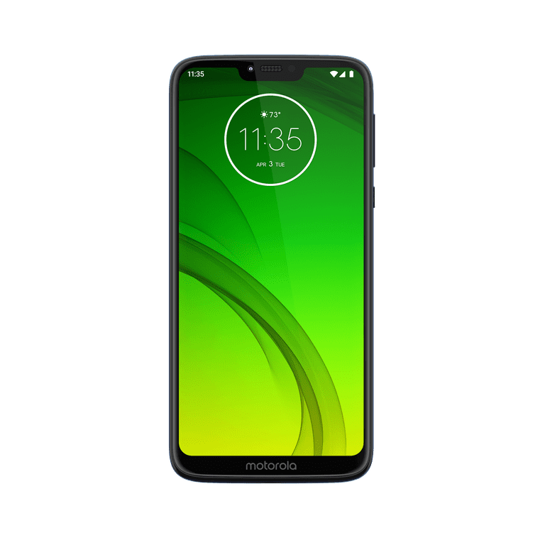 Unlocked Moto G7 Power 32GB Smartphone in Marine Blue - Perfect for Travel, Business & Everyday Use
