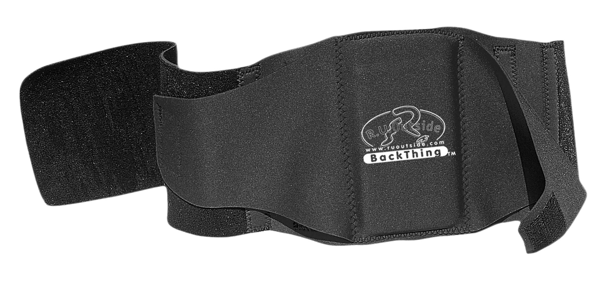 R.U.Outside Perforated Back Support Brace - Lightweight Breathable Back Pain Relief for Outdoor Activities, Gardening & Sports