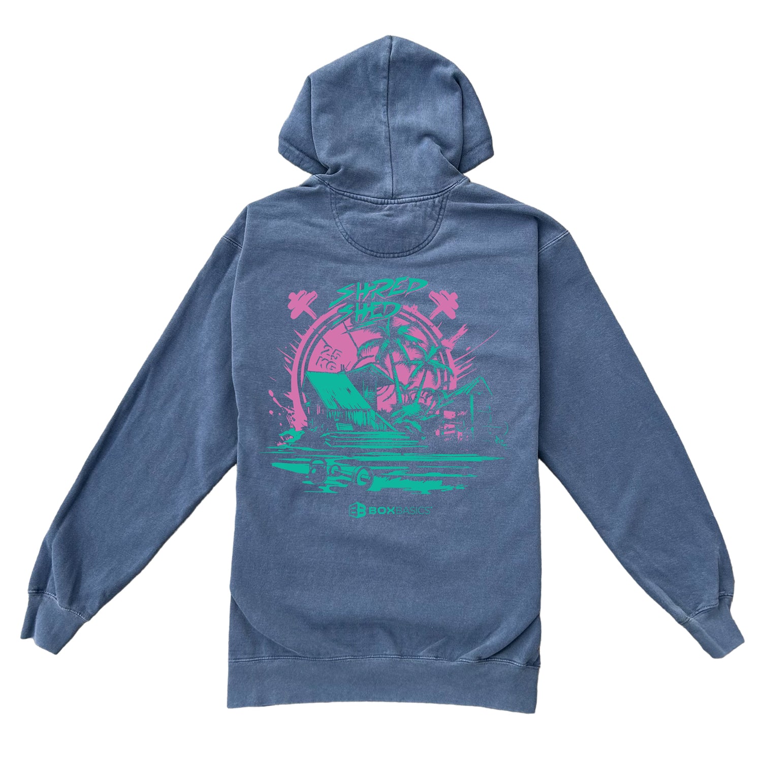 Shred Shed Hooded Sweatshirt - Cozy Pullover Hoodie for Men & Women - Perfect for Skateboarding, Snowboarding & Streetwear Fashion