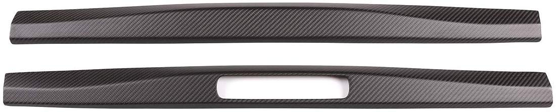 Premium Real Carbon Fiber Door Sill Protector for Porsche 911 & 718 (2016-2020) - Matte Finish | Interior Car Accessories | Scratch-Resistant & Stylish Upgrade for Sports Cars