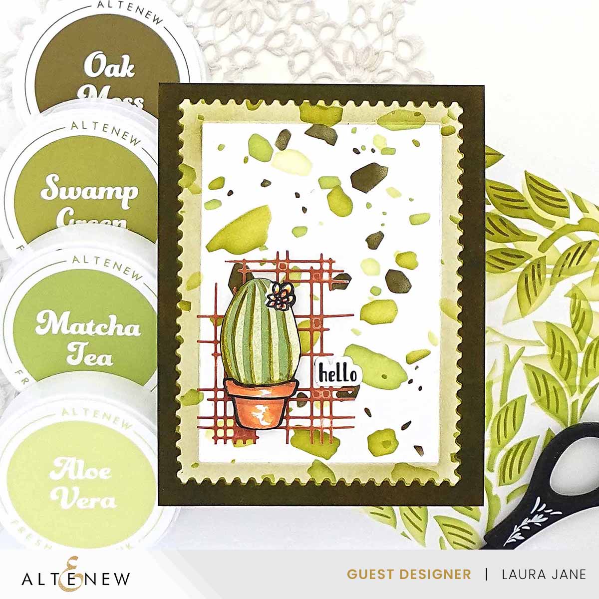 Forest Trail Fresh Dye Ink Mini Cube & Reinker Bundle Set for Card Making, Scrapbooking & DIY Crafts - Perfect for Stamping, Coloring & Mixed Media Projects