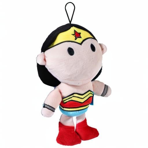 DC Comics Wonder Woman Mini Plush Dog Toy with Squeaker - 6