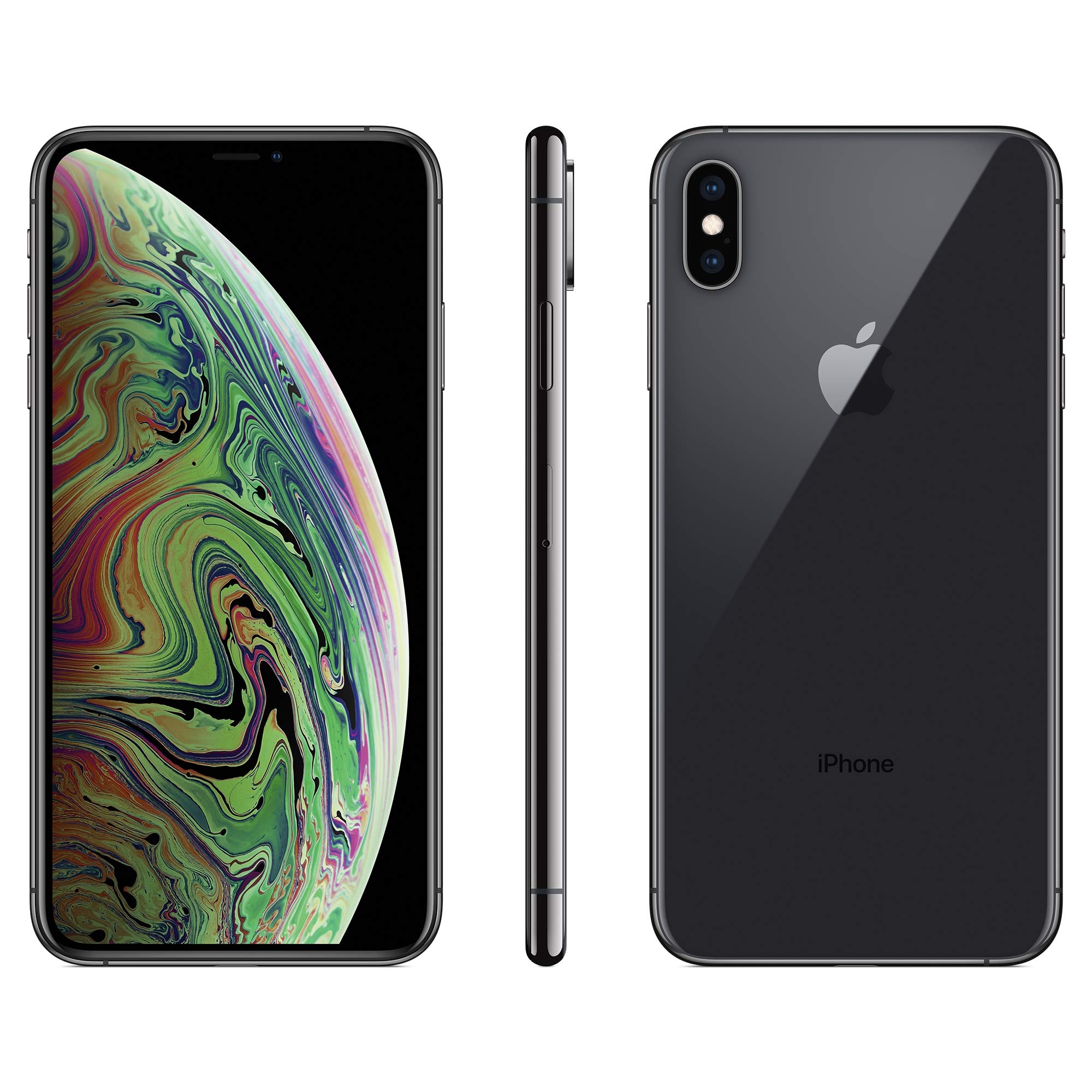 Apple iPhone XS Max 512GB Space Gray (Renewed) - Unlocked GSM Smartphone for AT&T, T-Mobile | Premium Refurbished iPhone with Large Screen, Face ID & Dual Camera - Perfect for Streaming, Gaming & Photography