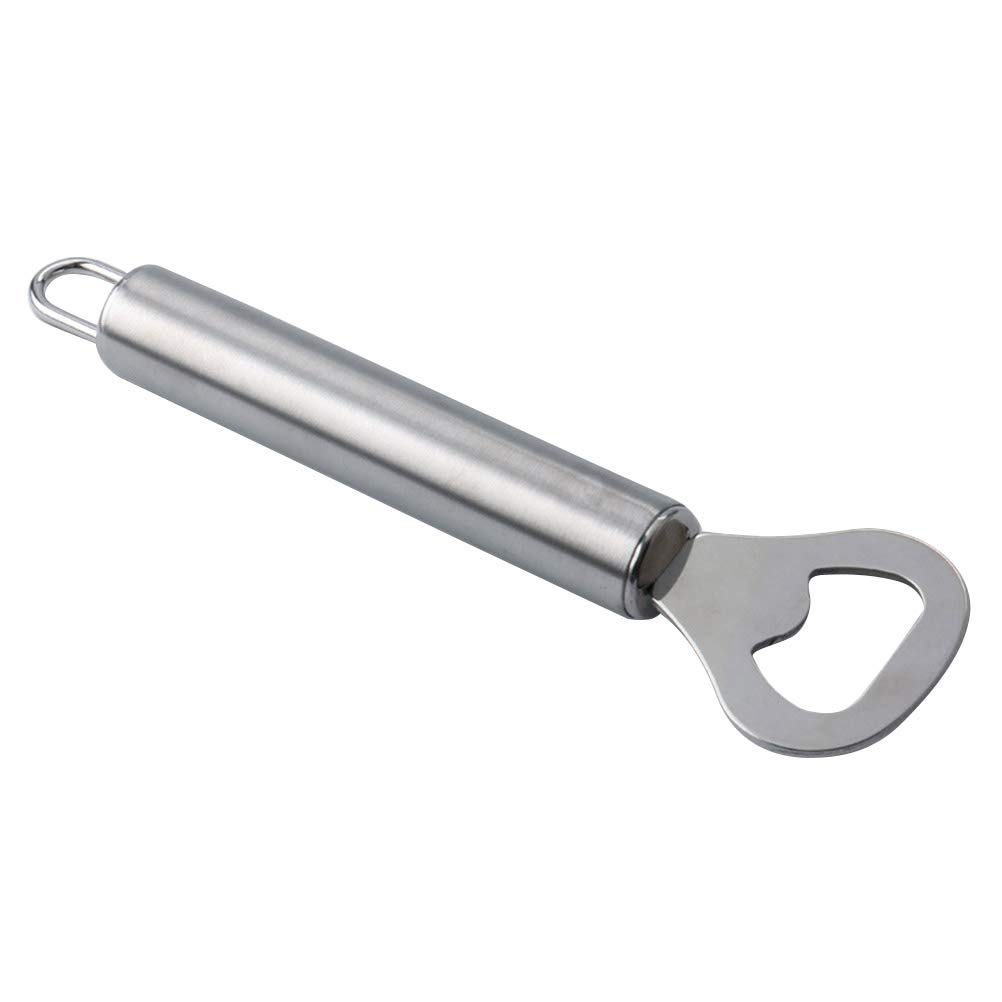 DOITOOL Stainless Steel Multi-Purpose Bottle Opener with Long Straight Handle - Perfect for Beer, Soda & Home Bar Accessories - Great for Parties, Camping & Outdoor Activities