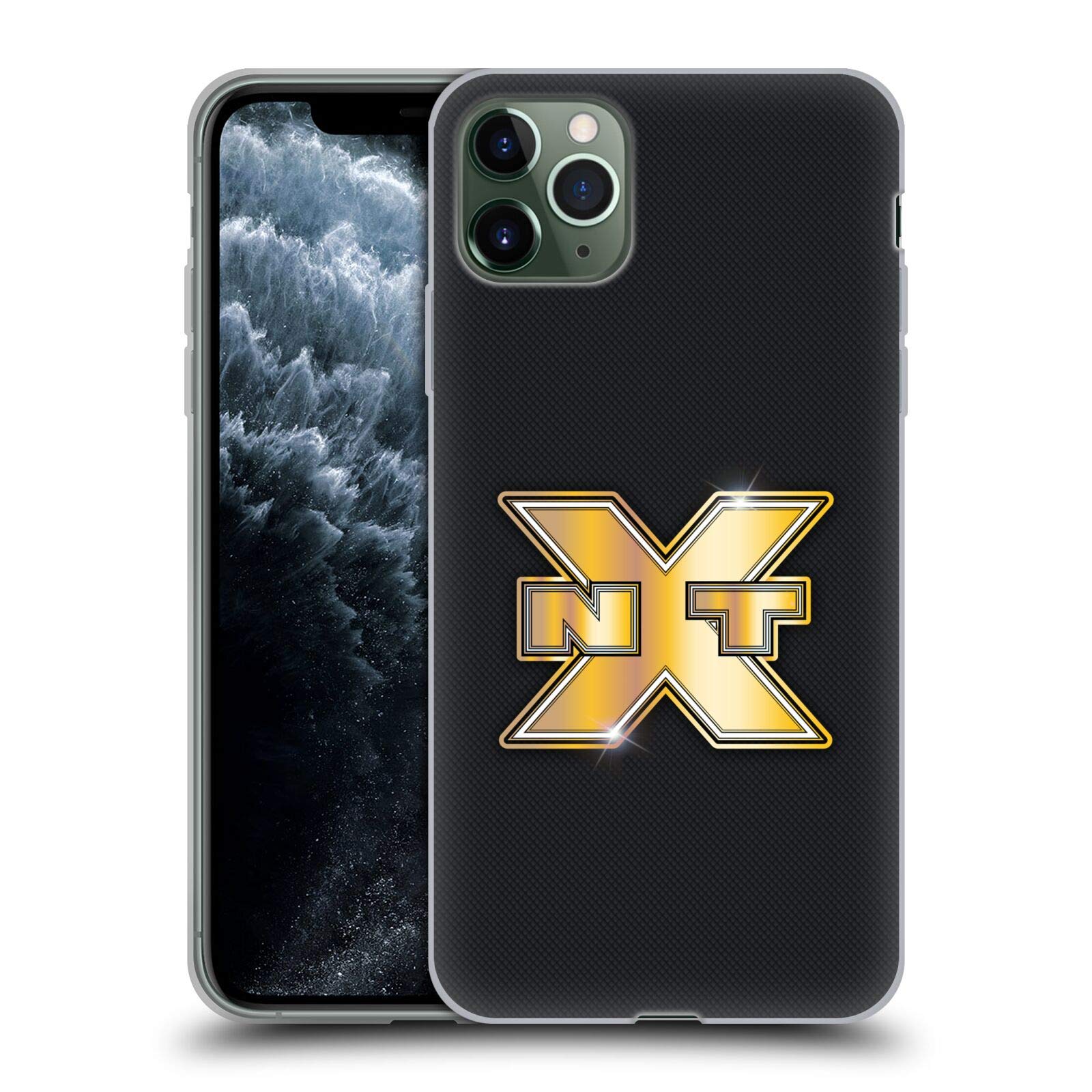 Official WWE NXT Champion Title Belt Soft Gel Case for Apple iPhone 11 Pro Max - Durable Protective Phone Cover with Licensed Design, Perfect for Wrestling Fans and iPhone Users