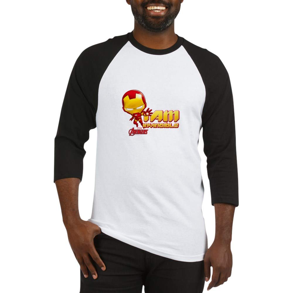 Chibi Invincible Iron Man Baseball T-Shirt | Marvel Superhero Graphic Tee for Men & Women | Perfect for Comic Con, Cosplay & Casual Wear