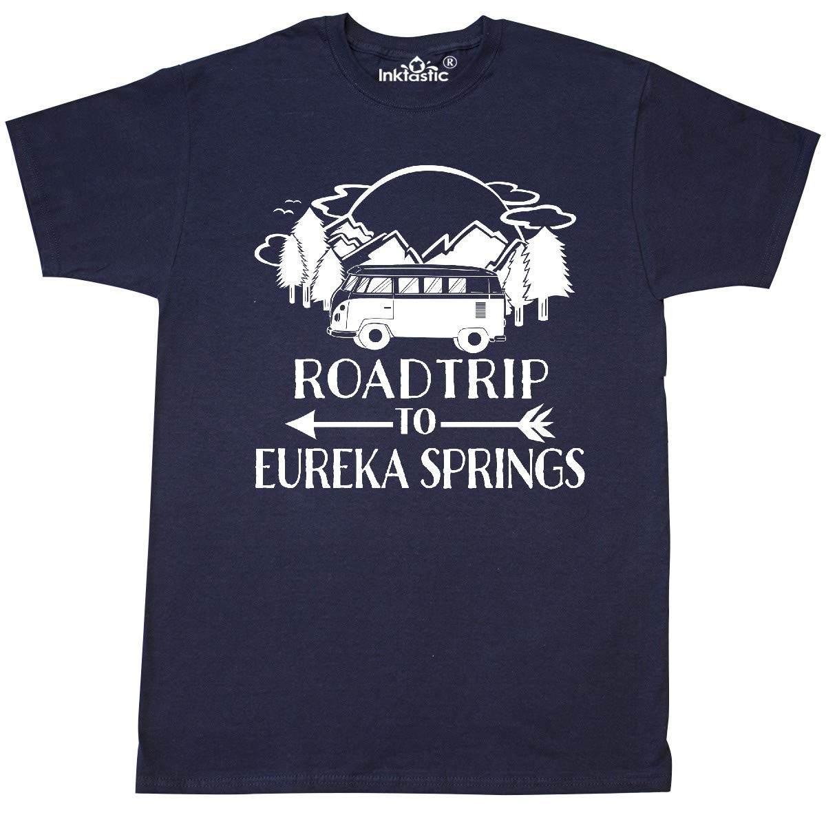 Road Trip to Eureka Springs Graphic T-Shirt | Vintage Travel Inspired Tee for Men & Women | Perfect for Vacations, Road Trips & Casual Wear