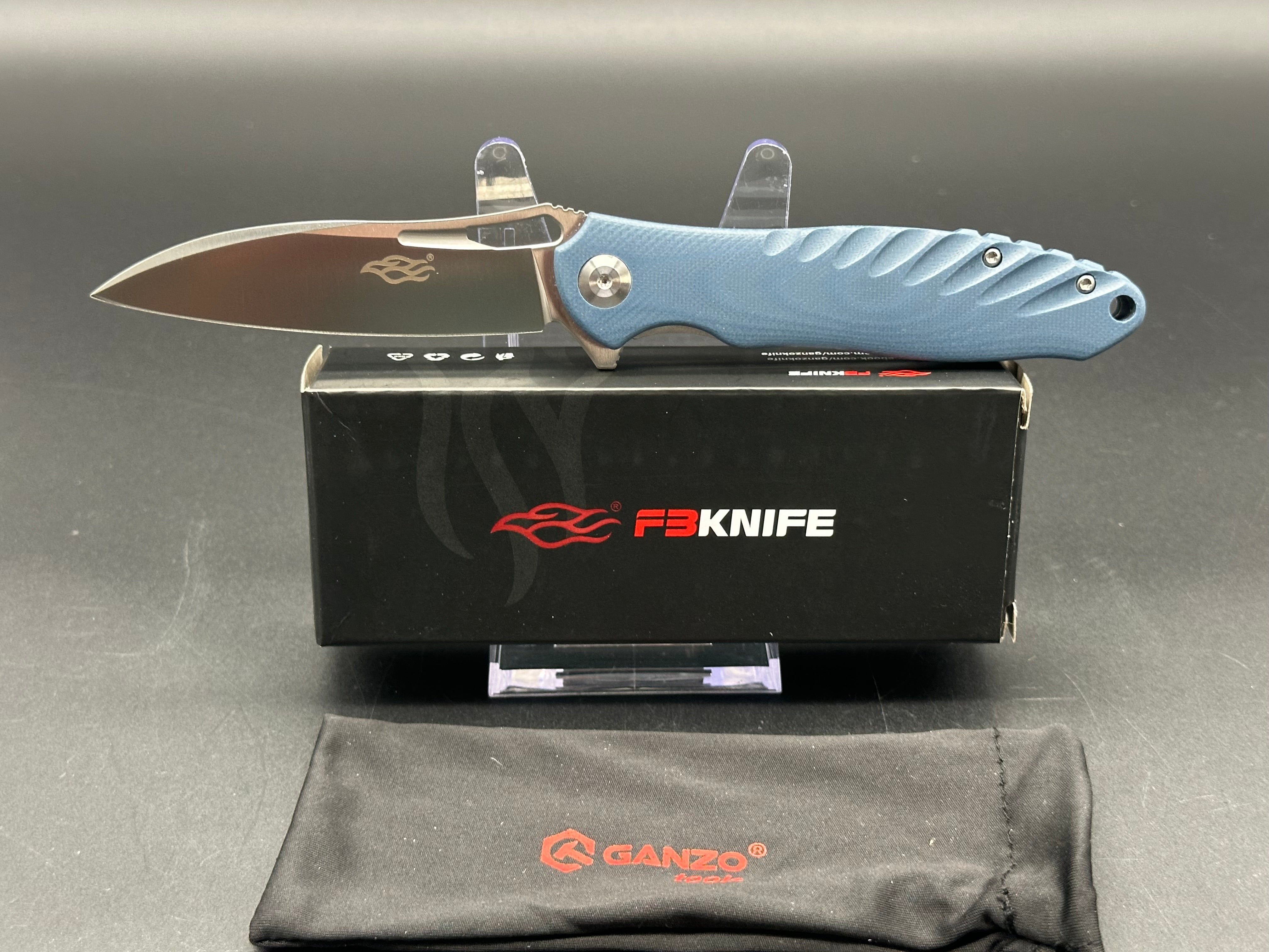 Ganzo Firebird Folding Knife Set - 3-Piece High-Quality EDC Pocket Knives Bundle for Outdoor Camping, Hiking & Survival Gear