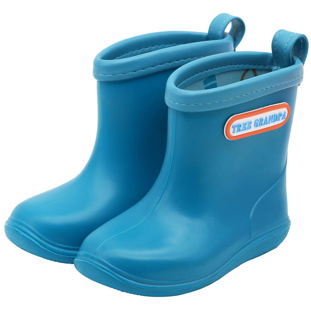 Toddler Rain Boots for Boys & Girls - Lightweight Waterproof Baby Rain Boots with Easy-On Design - Perfect for Puddles, Playground & Outdoor Adventures
