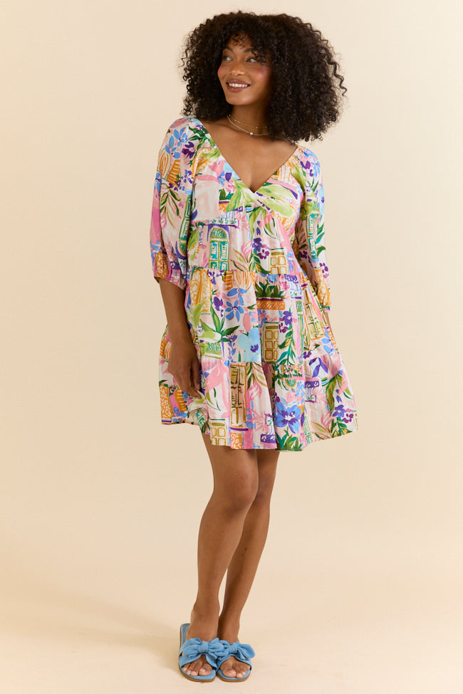 New Opportunities Printed Short Sleeve Dress - Floral Summer Casual Dress for Women, Perfect for Beach Vacation, Party & Daily Wear