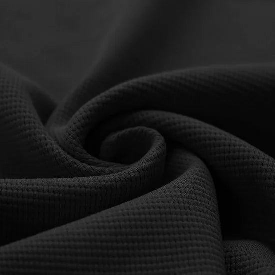 Premium Cotton Waffle Knit Blanket - Soft & Breathable Black Throw for Bed, Sofa & Cozy Home Decor