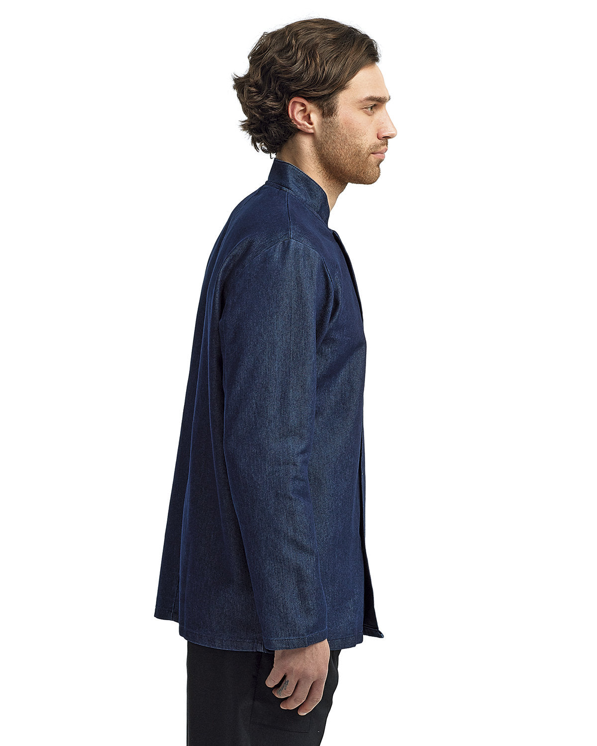 Reprime RP660 Unisex Denim Chef Coat - Artisan Collection for Professional Chefs & Culinary Students - Perfect for Kitchens, Cooking Classes & Restaurant Work